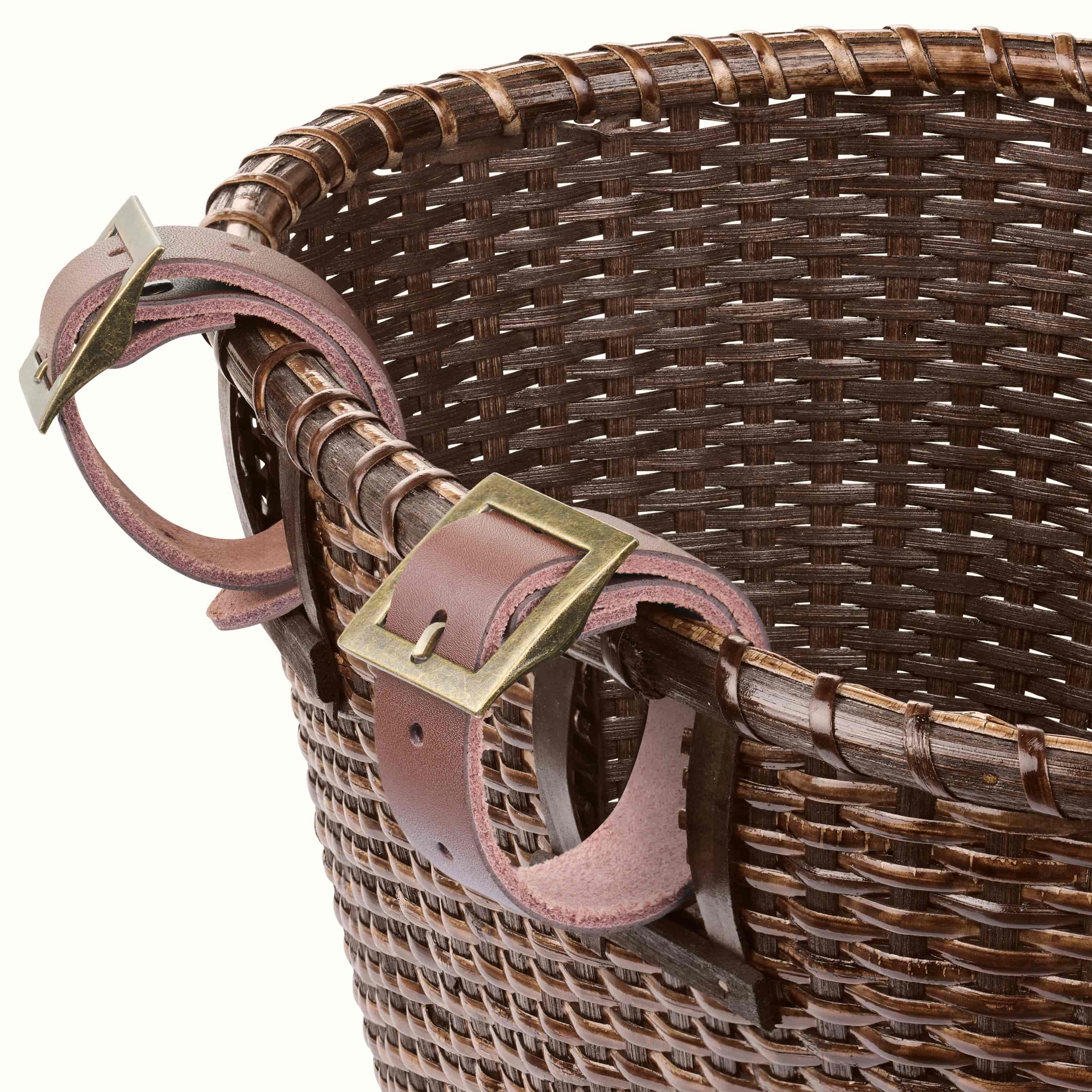 Dreamcatcher Handwoven Cane Bike Basket - Image 12