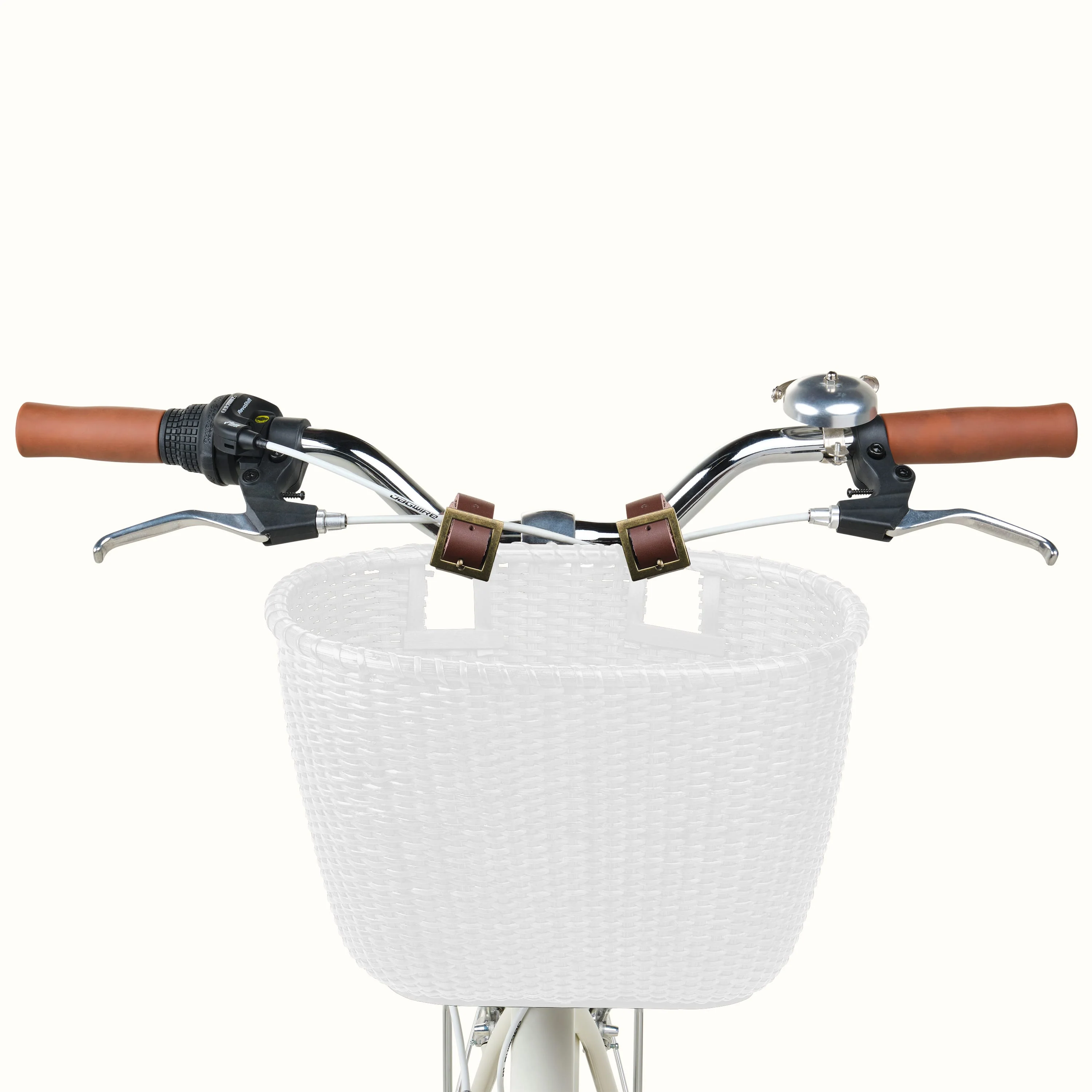 Dreamcatcher Handwoven Cane Bike Basket - Image 6