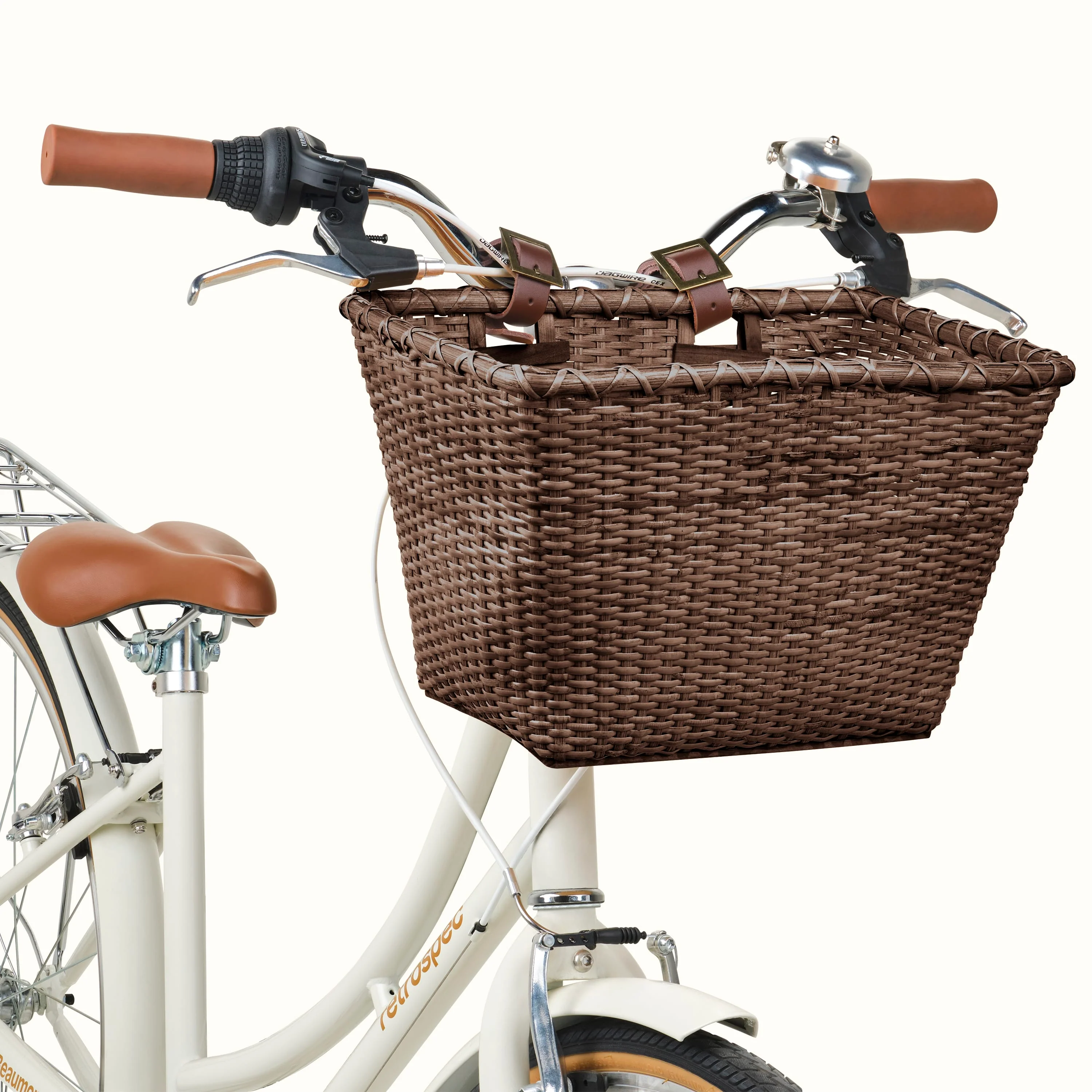 Toto Handwoven Cane Bike Basket - Image 11