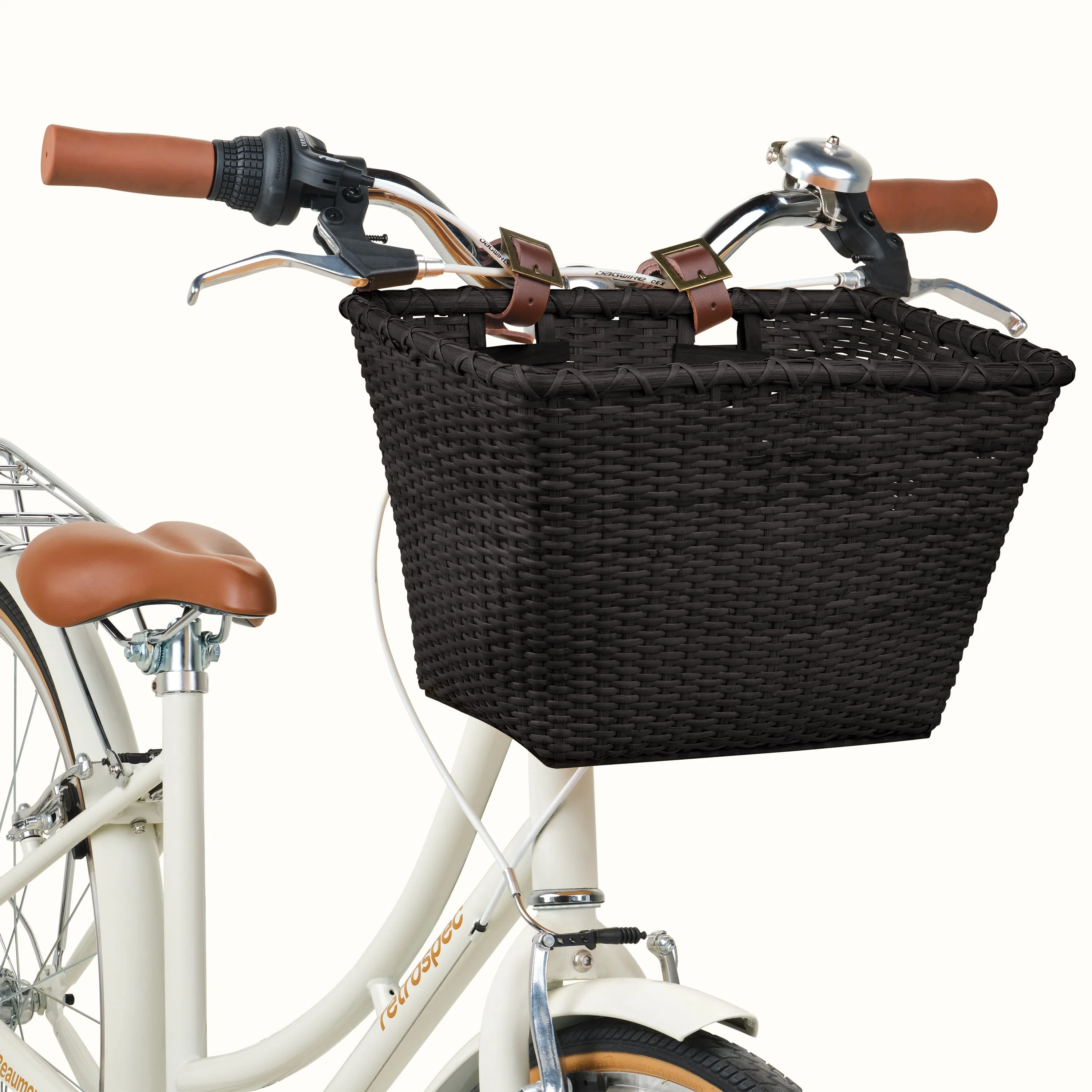 Toto Handwoven Cane Bike Basket - Image 15