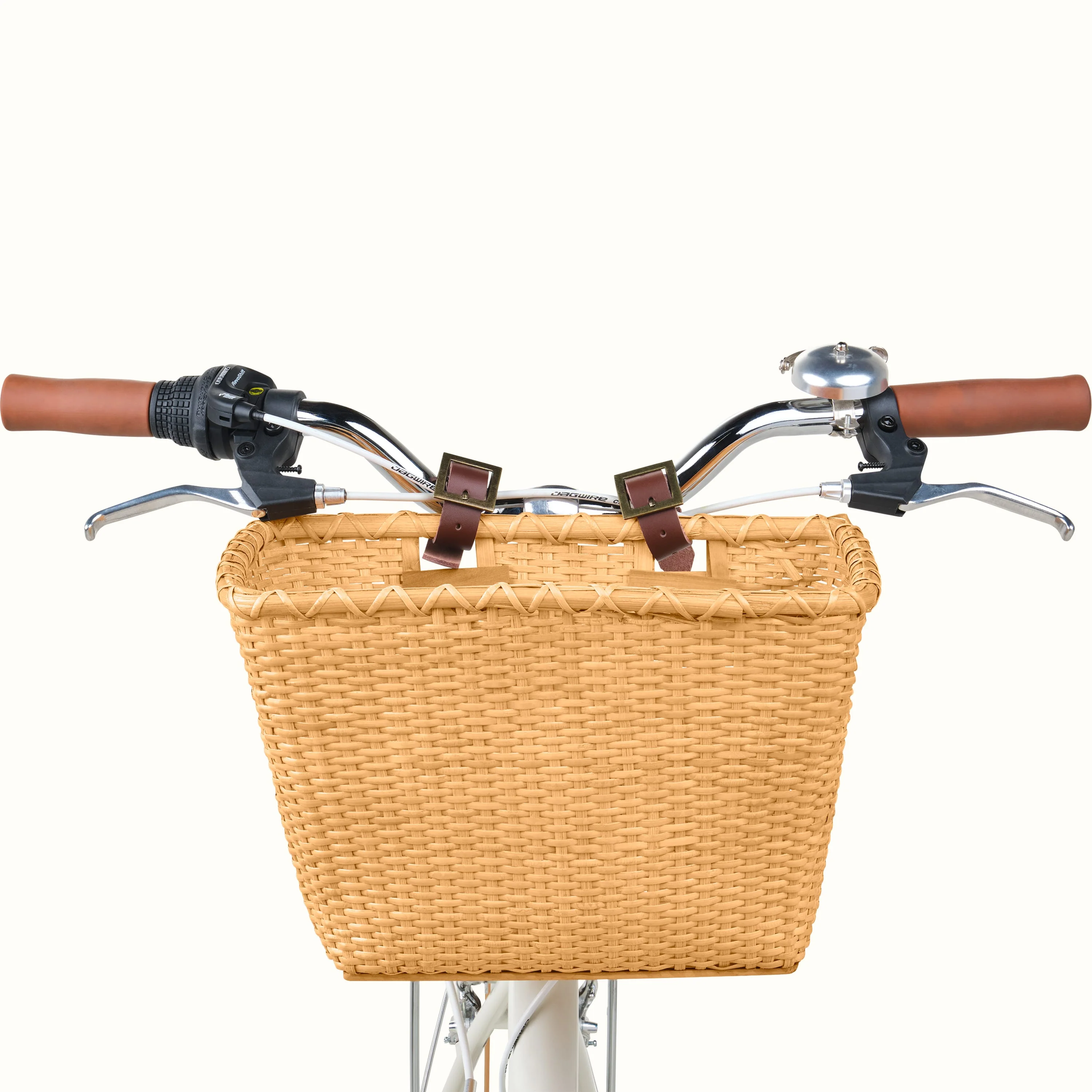 Toto Handwoven Cane Bike Basket - Image 6