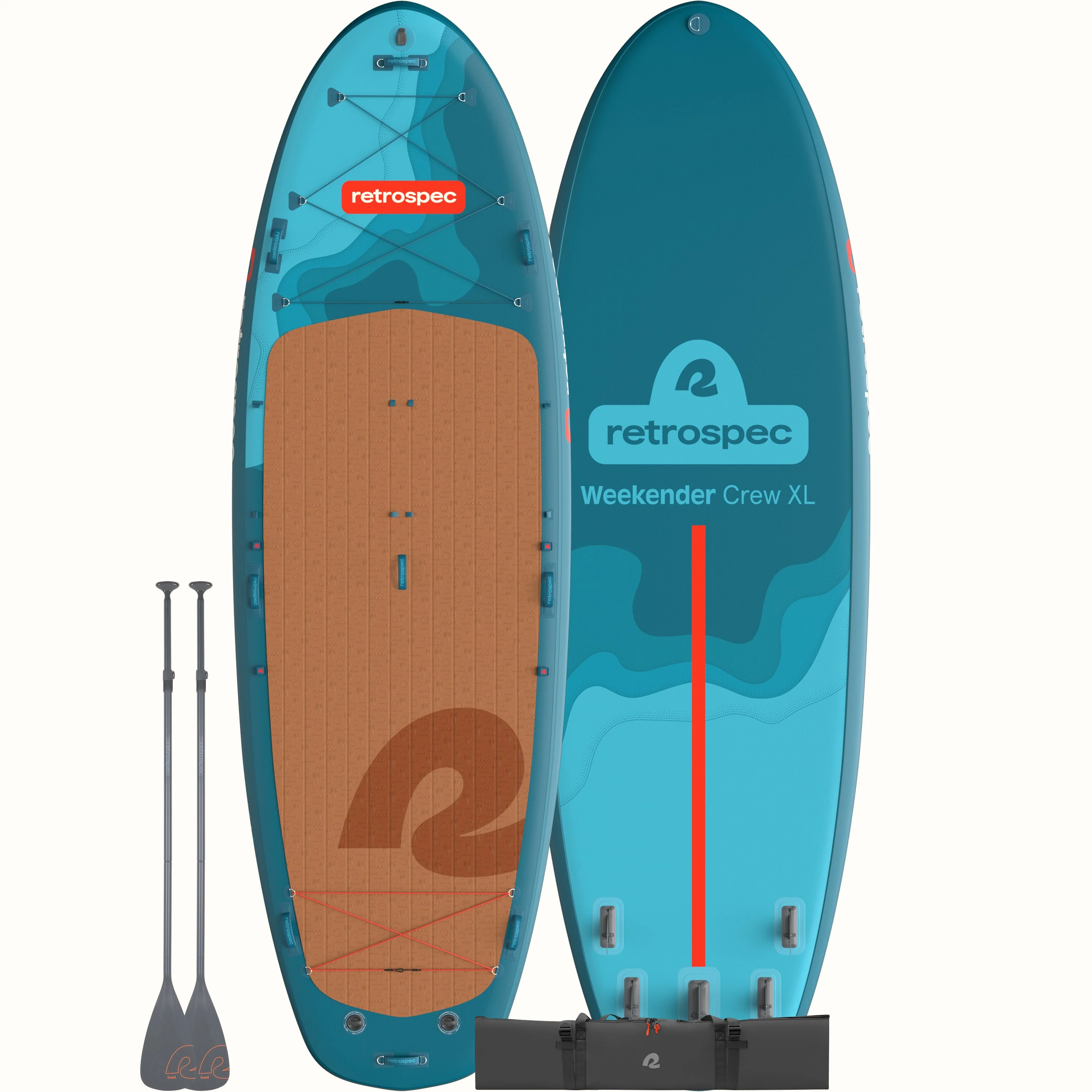 Weekender Crew XL Multi-Person Inflatable Stand Up Paddle Board 15’ - Image 10